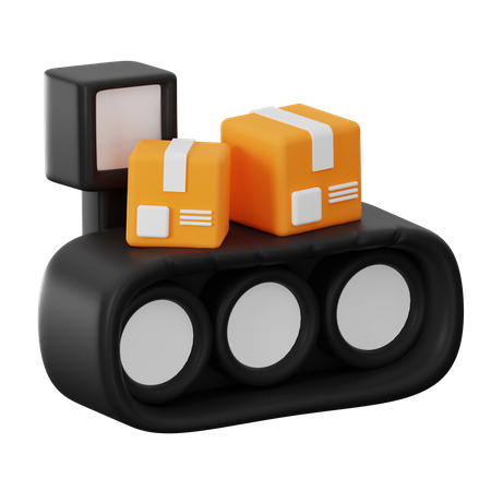 Conveyor Belt  3D Icon