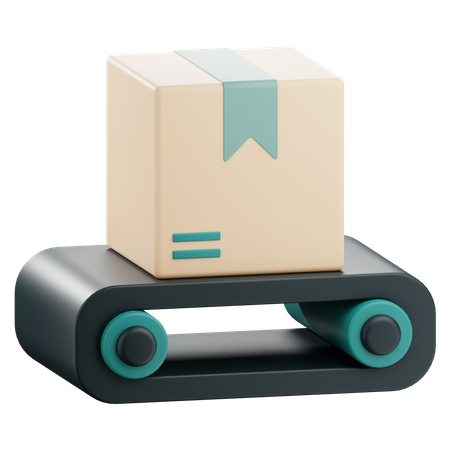 Conveyor Belt  3D Icon