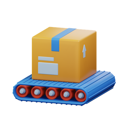 Conveyor Belt  3D Icon