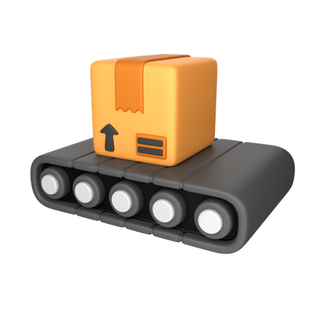 Conveyor Belt  3D Icon