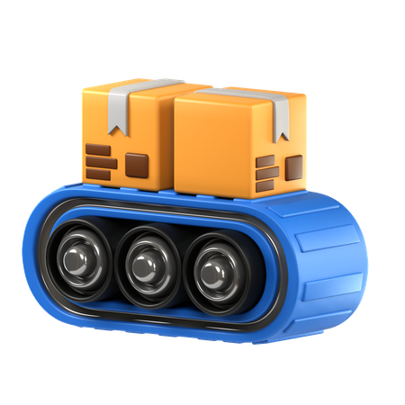 Conveyor Belt  3D Icon