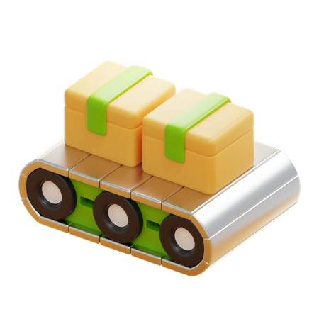 CONVEYOR BELT  3D Icon