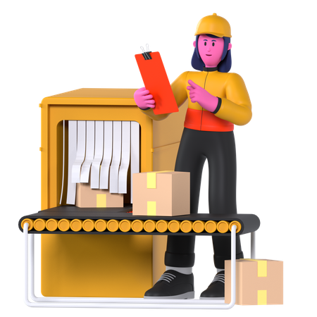 Conveyor Belt  3D Icon