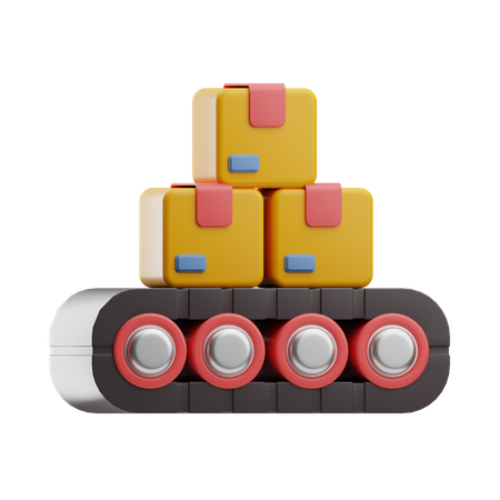 Conveyor Belt  3D Icon