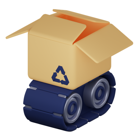 Conveyor Belt  3D Icon