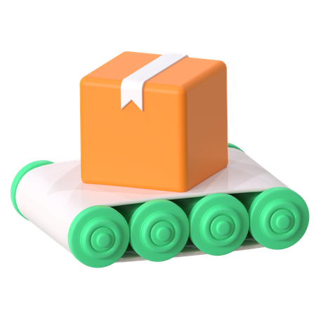 Conveyor Belt  3D Icon