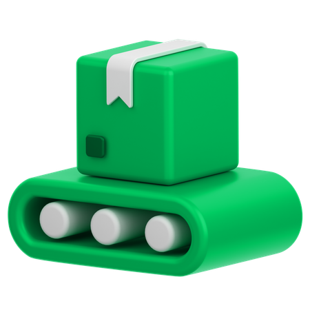 Conveyor Belt  3D Icon
