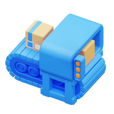 Conveyor Belt  3D Icon
