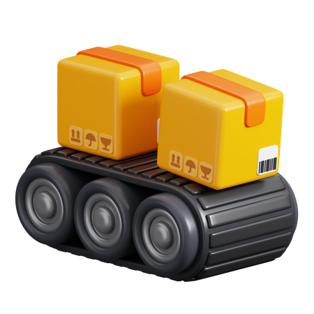 Conveyor Belt  3D Icon