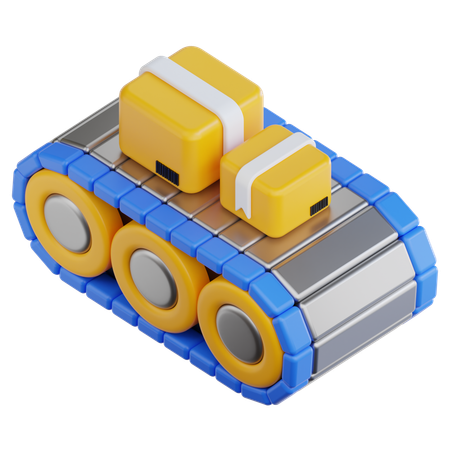 Conveyor Belt  3D Icon