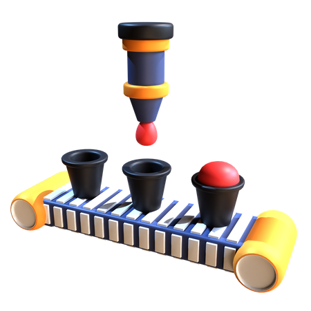 Conveyor Machine  3D Icon