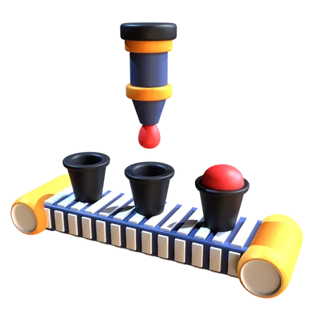 Conveyor Machine  3D Icon