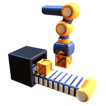 Conveyor Machine  3D Icon
