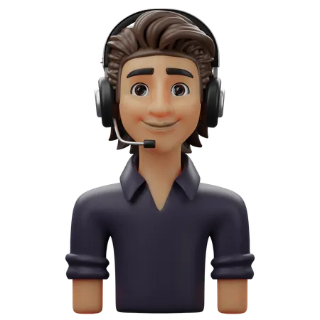 Convidado masculino  3D Icon