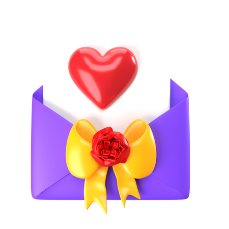 Convite de casamento  3D Icon