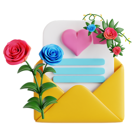 Convite de casamento  3D Icon