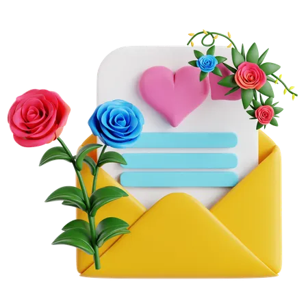 Convite de casamento  3D Icon