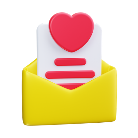 Convite de casamento  3D Icon