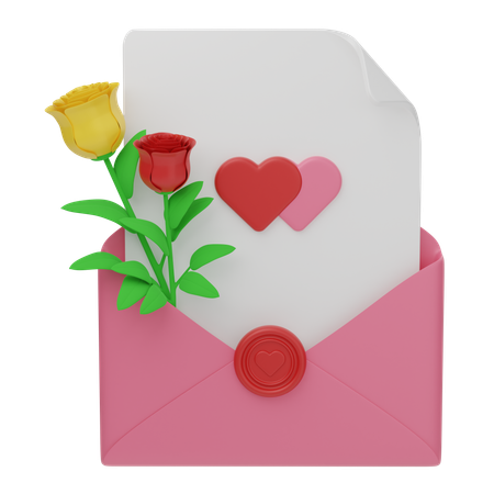 Convite de casamento  3D Icon