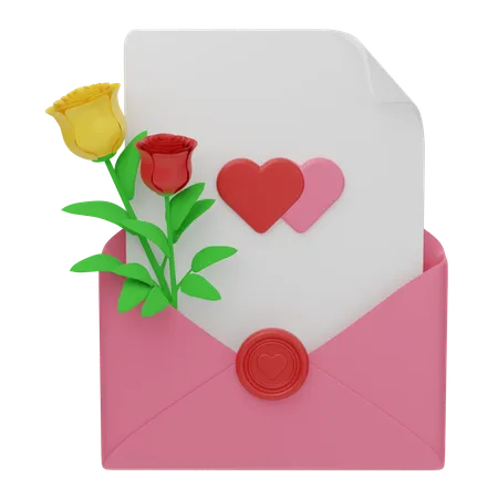 Convite de casamento  3D Icon