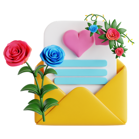 Convite de casamento  3D Icon