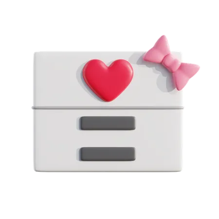 Convite de casamento  3D Icon