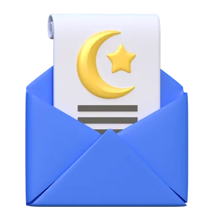 Convite do Ramadã  3D Icon