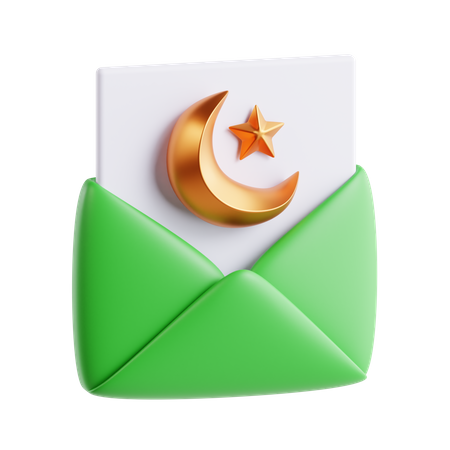 Convite do Ramadã  3D Icon