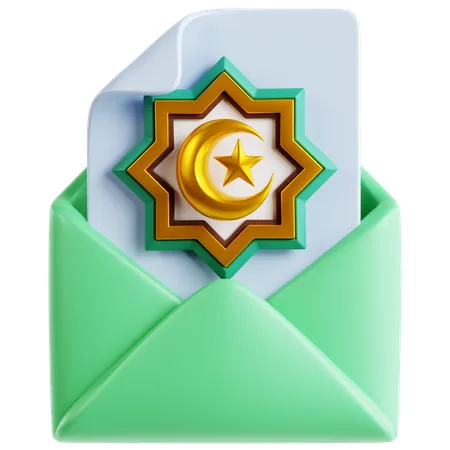 Convite do Ramadã  3D Icon