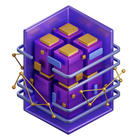 Convolutional Neural Network  3D Icon