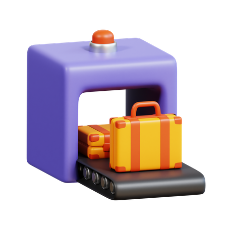 Convoyeur à bagages  3D Icon