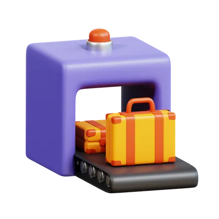 Convoyeur à bagages  3D Icon