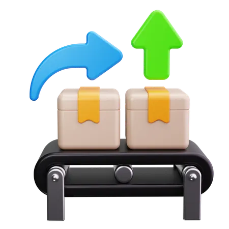 Convoyeur de tri  3D Icon