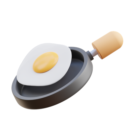 Cook Eggs  3D Icon