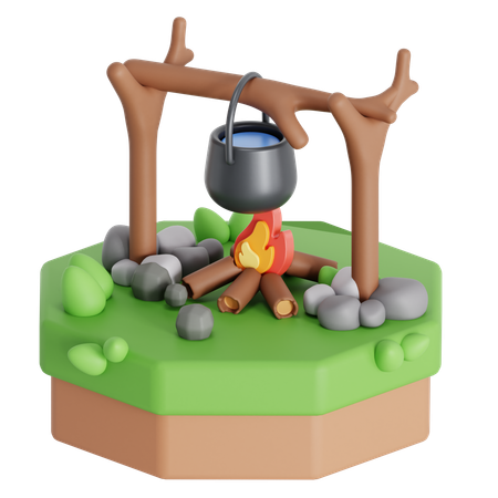 Cook water  3D Icon
