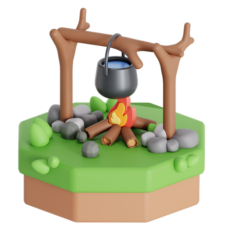 Cook water  3D Icon