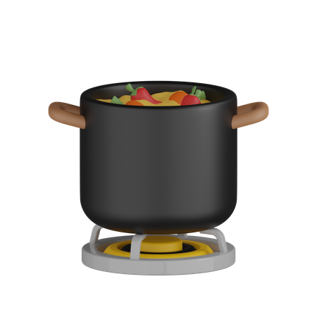 Cooker 3D Icon