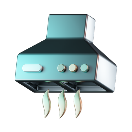 Cooker Hood  3D Icon