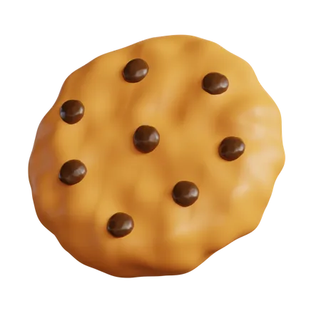 Cookie aux pépites de chocolat  3D Icon