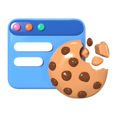 Cookie du navigateur  3D Icon