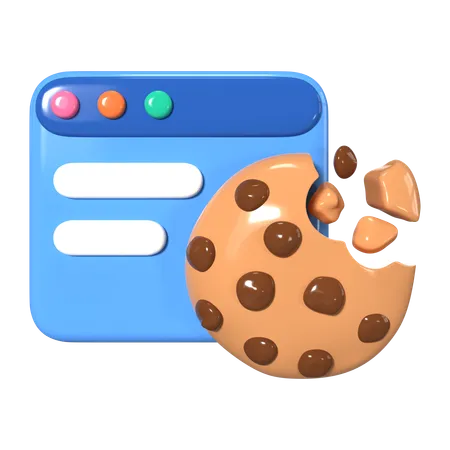 Cookie du navigateur  3D Icon