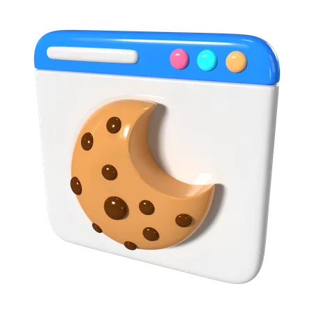 Cookie do navegador  3D Icon