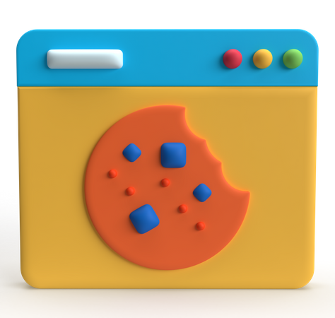 Galleta web  3D Icon