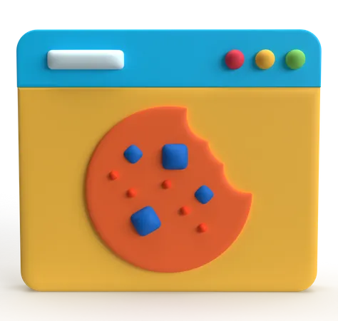 Galleta web  3D Icon