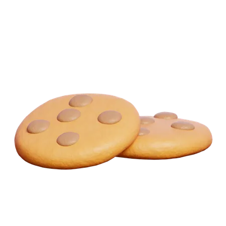 3 D Cookies Bakery Dessert Baking Tools 3 D Rendering 3D Icon