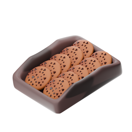 Cookies  3D Icon