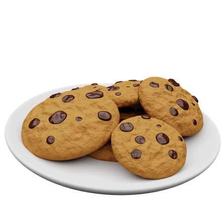 Cookies  3D Icon