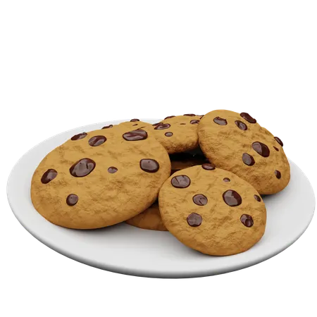 Cookies  3D Icon