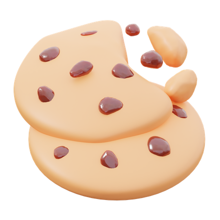 Cookies  3D Icon