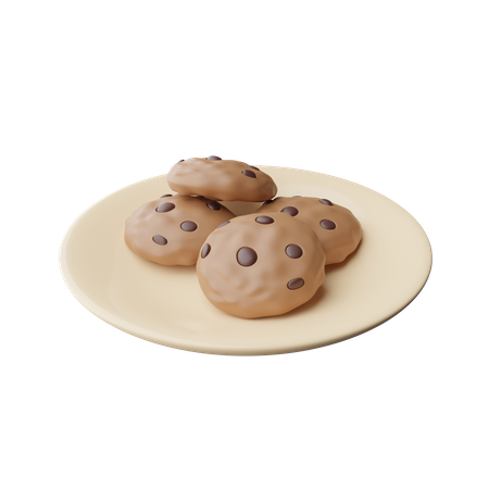 Cookies  3D Icon